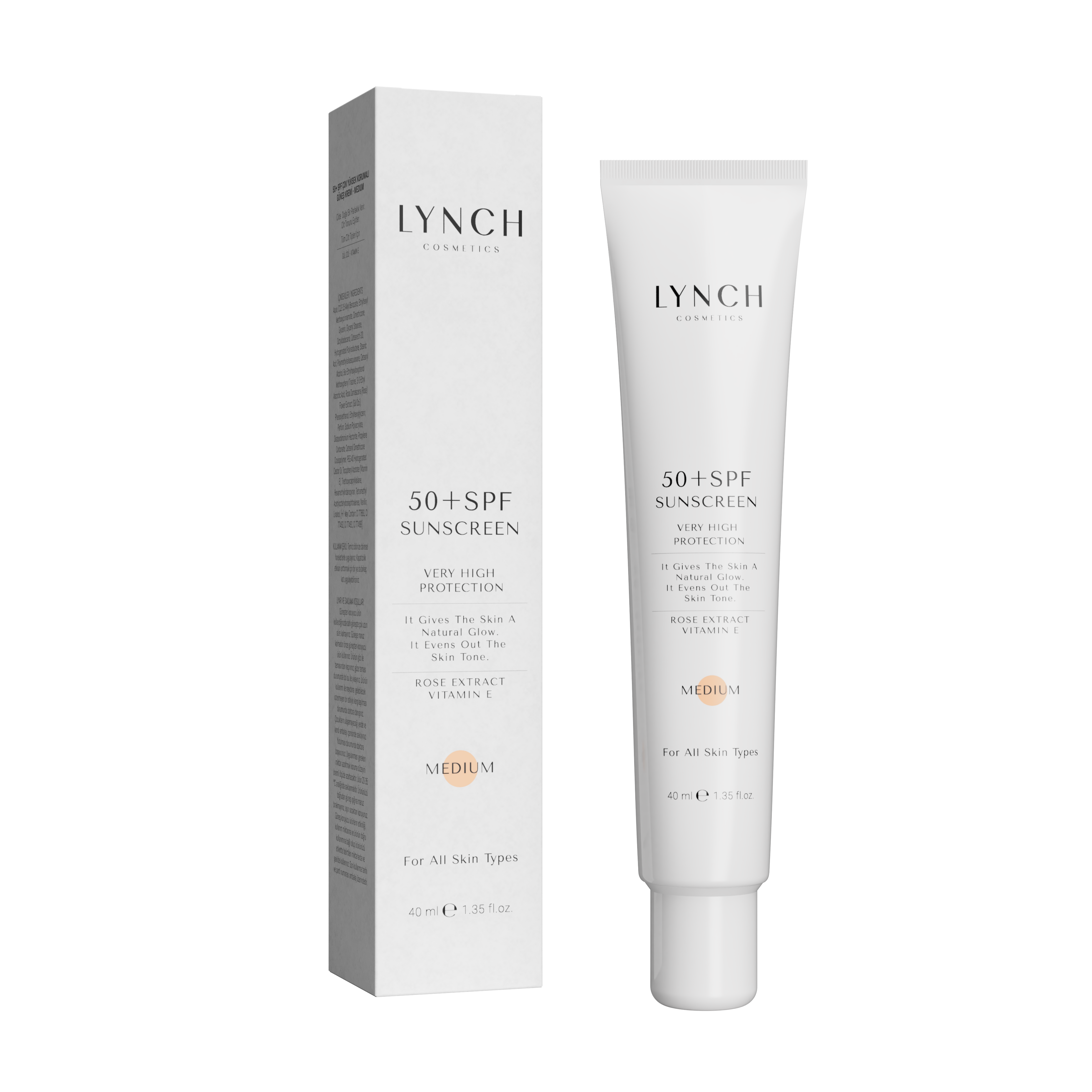 LYNCH Cosmetics BB CREAM SPF 50+ - 40ml