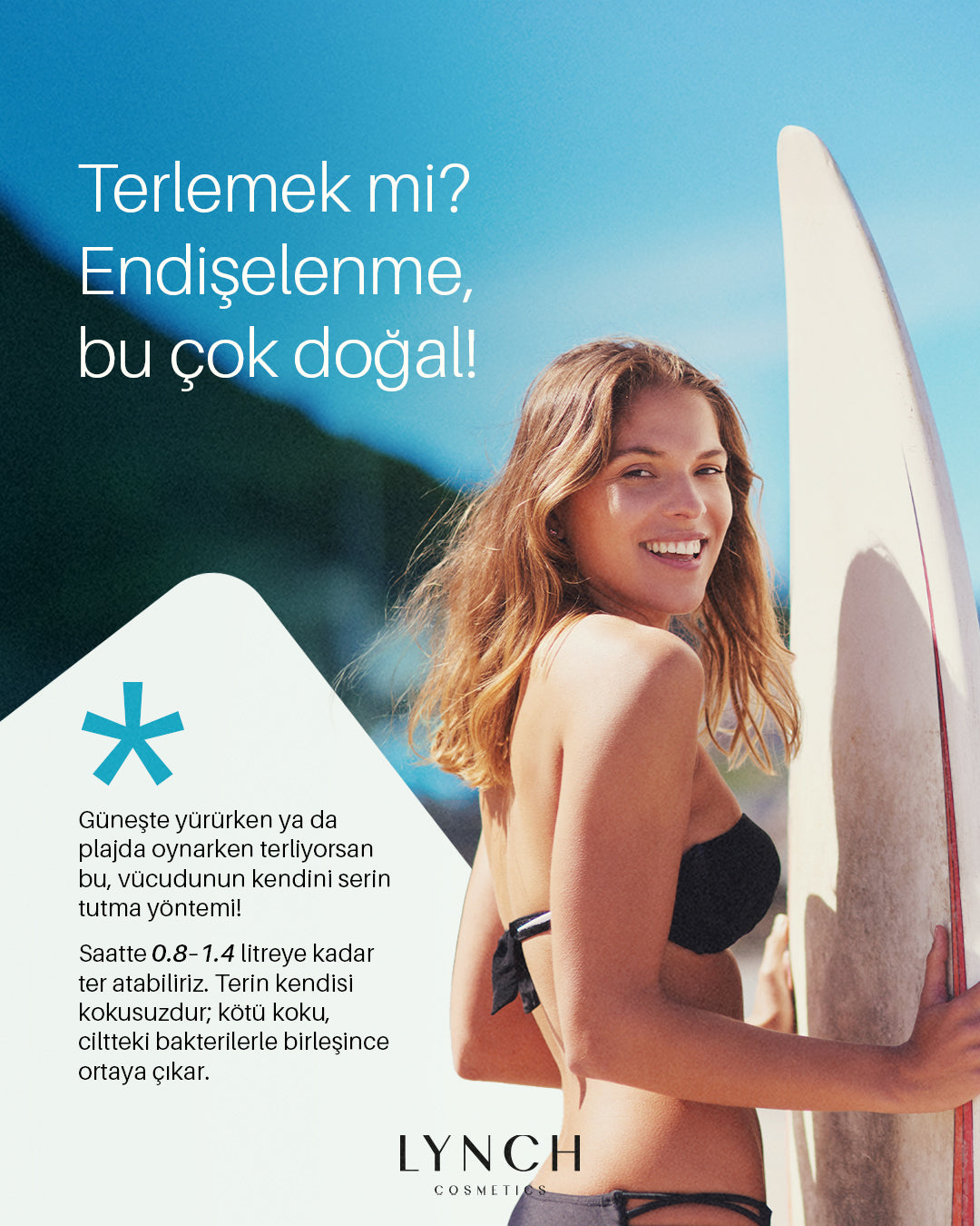 LYNCH Cosmetics WHITENING & ANTI-SWEAT ROLL-ON – 75 ml