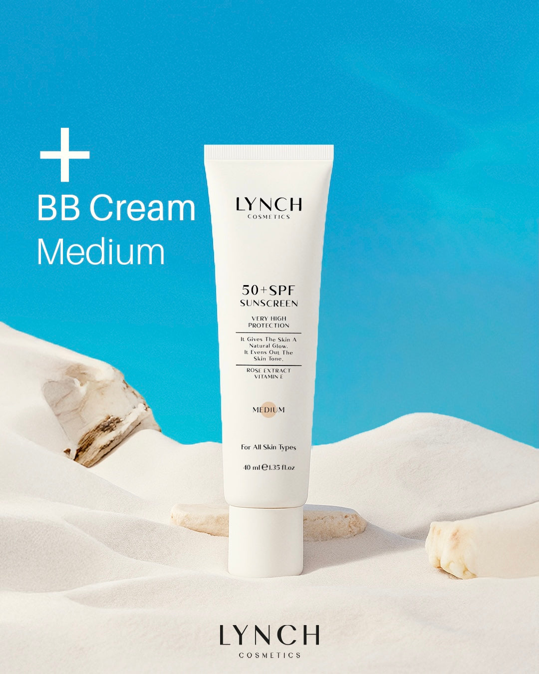 LYNCH Cosmetics BB CREAM SPF 50+ - 40ml