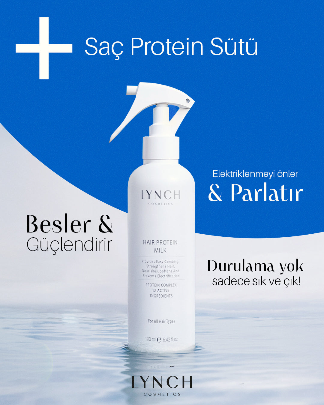 LYNCH Cosmetics SAÇ PROTEİN SÜTÜ - 190 ml