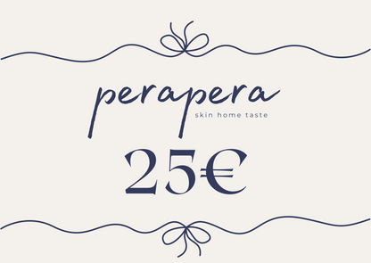 Perapera Geschenkgutschein - schenken, was wirklich passt