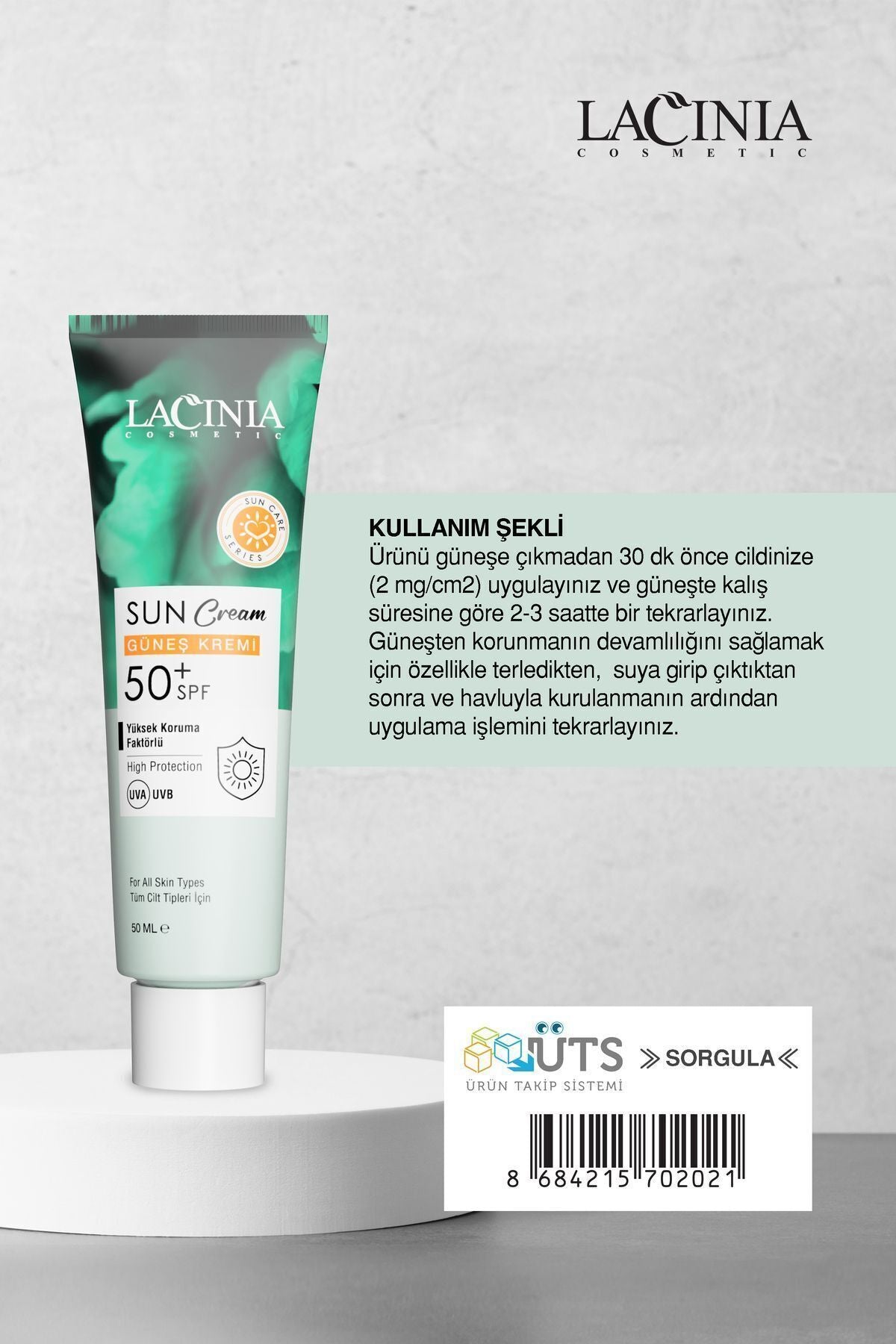 LACINIA Sun Cream SPF 50+ - 50ml