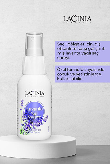 LACINIA COSMETIC - Lavanta Yağlı Saç Spreyi 50ml