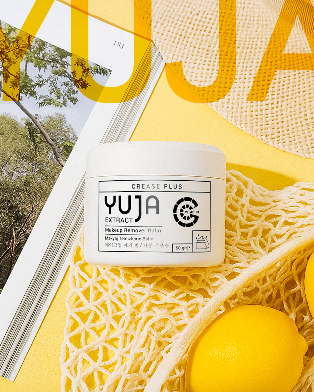 CREASE PLUS YUJA - Gesichtsreinigungs-Balm 50 g