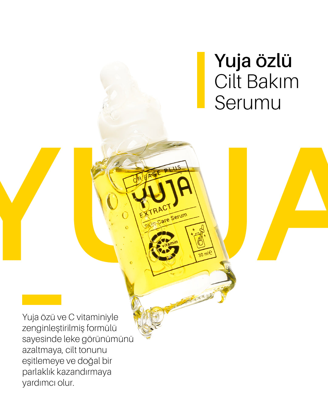 CREASE PLUS - YUJA Serum gegen Pigmentflecken &amp; Fältchen 30 ml